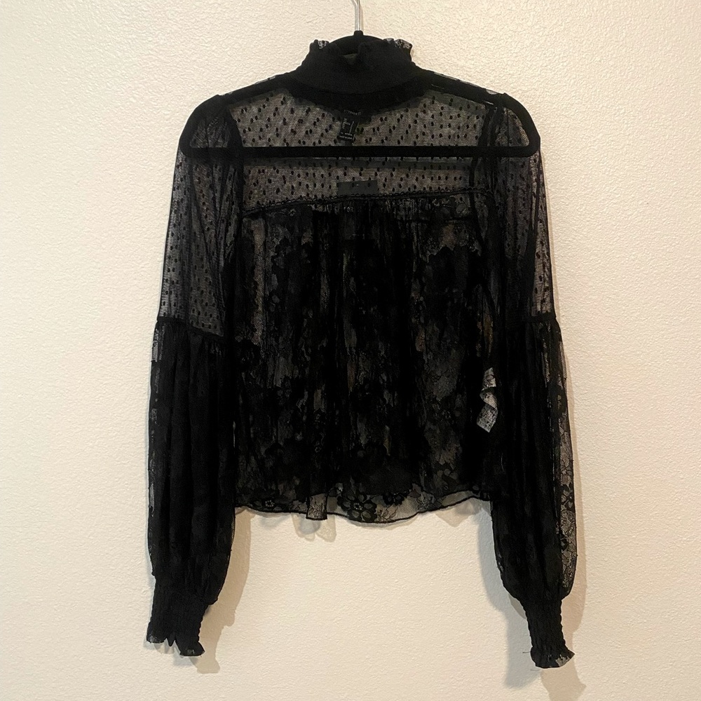 NWT forever 21 see through lace top